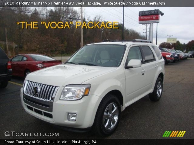 2010 Mercury Mariner V6 Premier 4WD Voga Package in White Suede