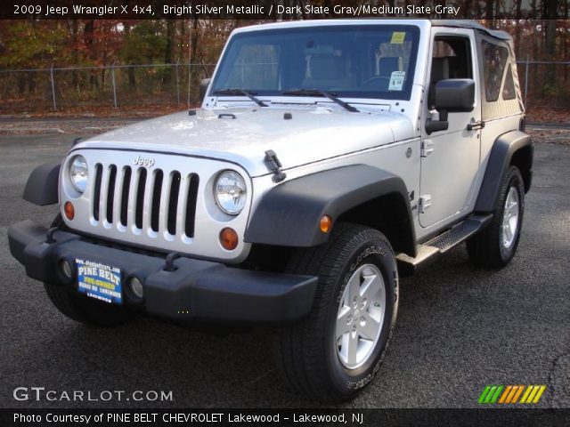 2009 Jeep Wrangler X 4x4 in Bright Silver Metallic