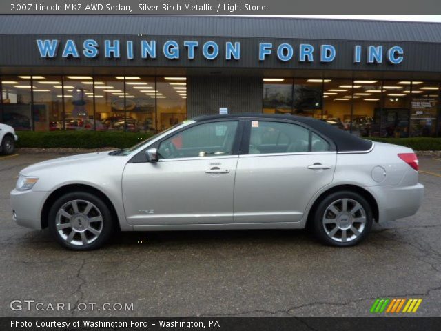 2007 Lincoln MKZ AWD Sedan in Silver Birch Metallic