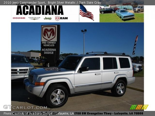 2010 Jeep Commander Sport in Bright Silver Metallic