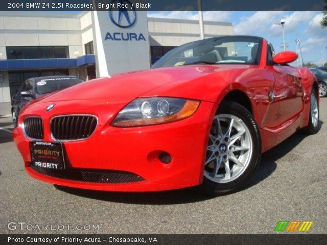 2004 BMW Z4 2.5i Roadster in Bright Red