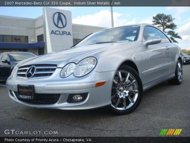 2007 Mercedes-Benz CLK 350 Coupe in Iridium Silver Metallic