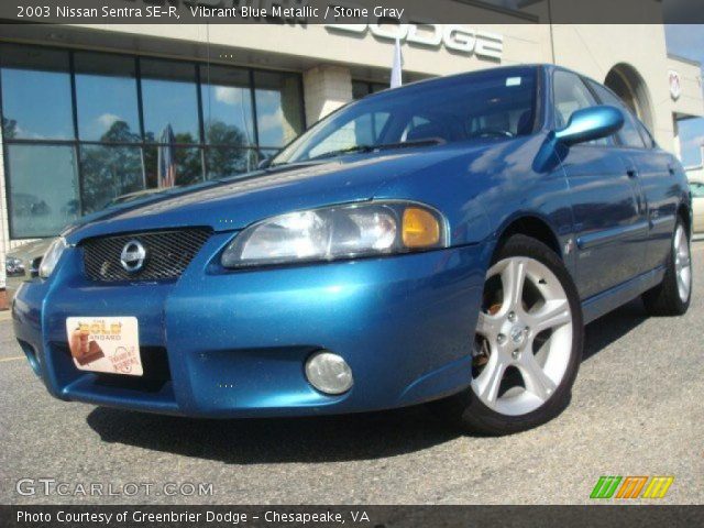 2003 Nissan Sentra SE-R in Vibrant Blue Metallic