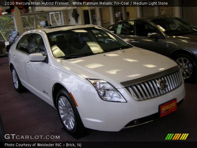 2010 Mercury Milan Hybrid Premier in White Platinum Metallic Tri-Coat