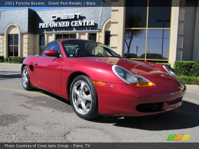 2001 Porsche Boxster  in Orient Red Metallic