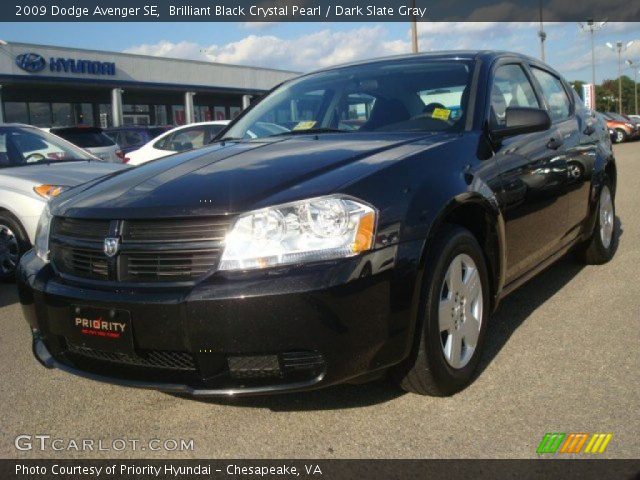 2009 Dodge Avenger SE in Brilliant Black Crystal Pearl
