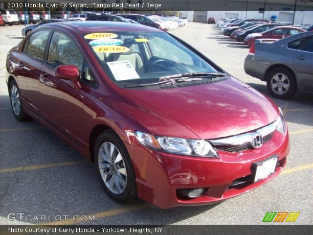 2010 Honda Civic EX Sedan in Tango Red Pearl