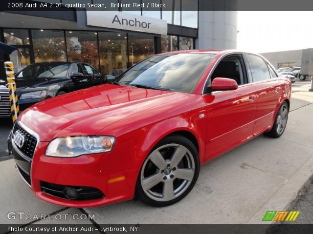2008 Audi A4 2.0T quattro Sedan in Brilliant Red