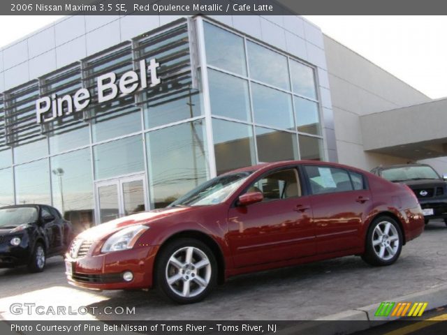 2006 Nissan Maxima 3.5 SE in Red Opulence Metallic