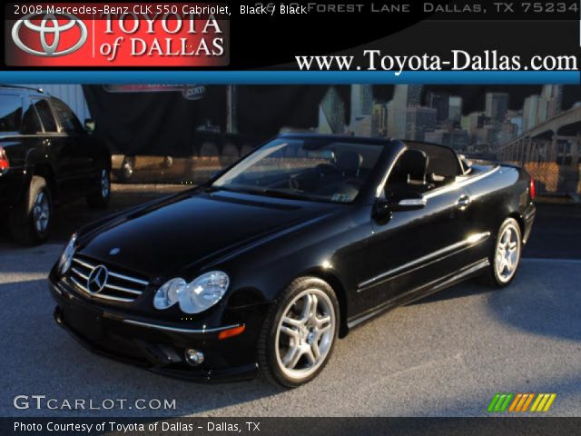 2008 Mercedes-Benz CLK 550 Cabriolet in Black