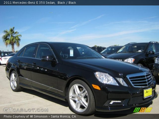 2011 Mercedes-Benz E 350 Sedan in Black