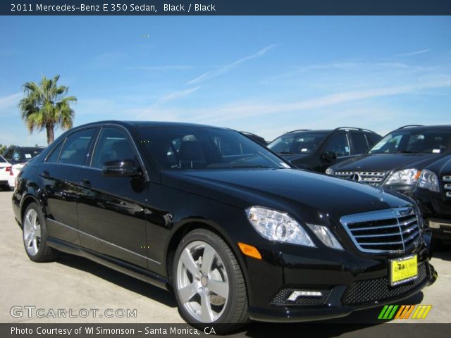2011 Mercedes-Benz E 350 Sedan in Black