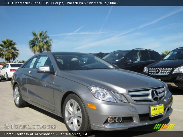 2011 Mercedes-Benz E 350 Coupe in Palladium Silver Metallic