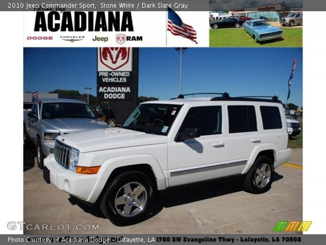 2010 Jeep Commander Sport in Stone White