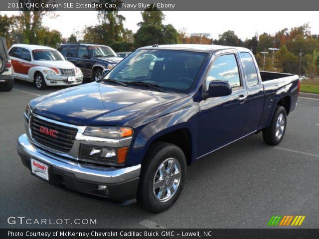2011 GMC Canyon SLE Extended Cab in Navy Blue