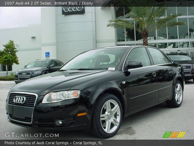 2007 Audi A4 2.0T Sedan in Brilliant Black