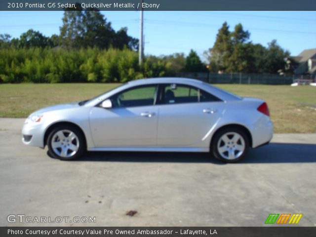 2010 Pontiac G6 Sedan in Quicksilver Metallic