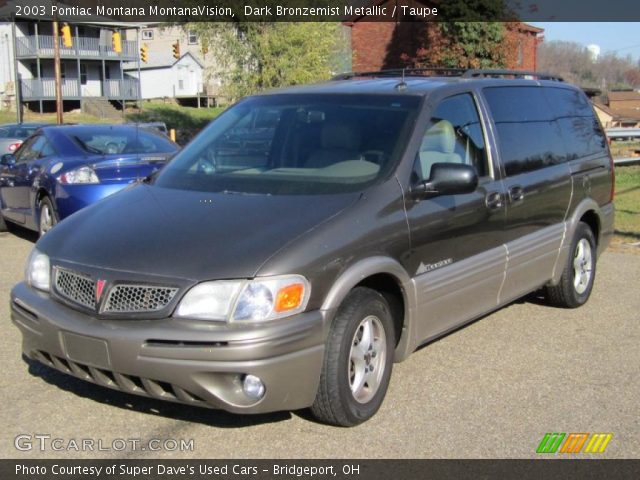 2003 Pontiac Montana MontanaVision in Dark Bronzemist Metallic