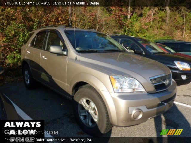 2005 Kia Sorento LX 4WD in Sand Beige Metallic
