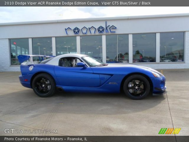 2010 Dodge Viper ACR Roanoke Dodge Edition Coupe in Viper GTS Blue/Silver