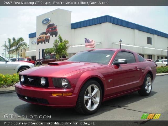 2007 Ford Mustang GT Coupe in Redfire Metallic