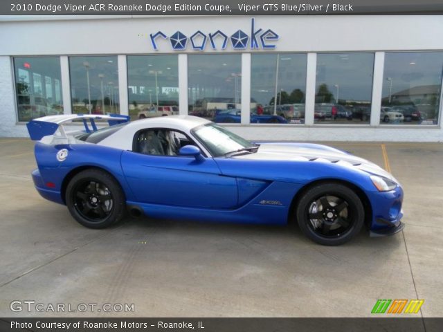 2010 Dodge Viper ACR Roanoke Dodge Edition Coupe in Viper GTS Blue/Silver