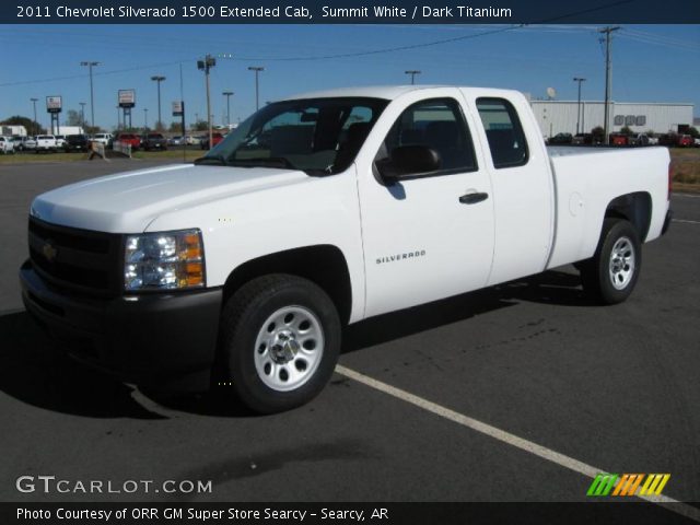 2011 Chevrolet Silverado 1500 Extended Cab in Summit White