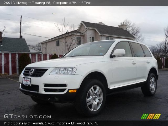 2004 Volkswagen Touareg V8 in Campanella White