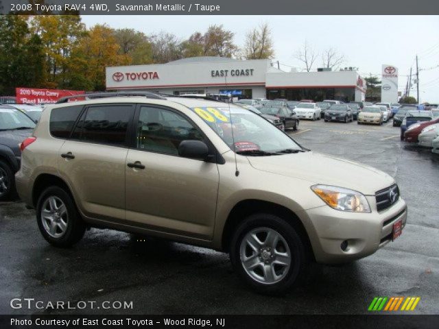 2008 Toyota RAV4 4WD in Savannah Metallic
