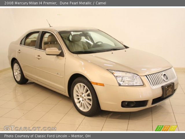 2008 Mercury Milan I4 Premier in Dune Pearl Metallic