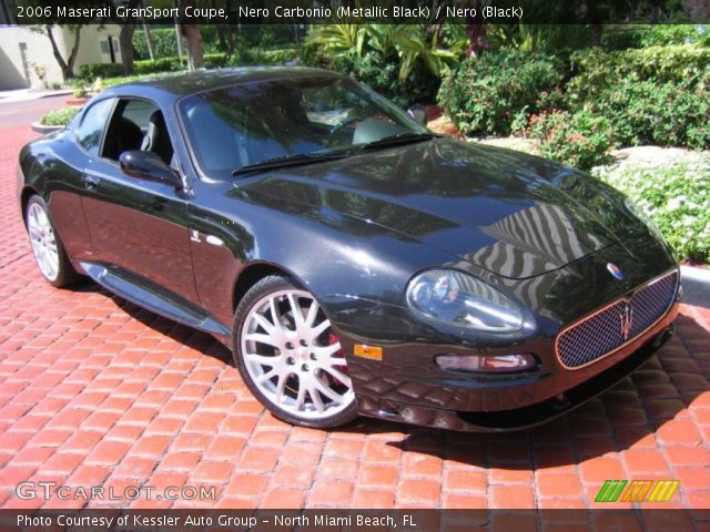 2006 Maserati GranSport Coupe in Nero Carbonio (Metallic Black)