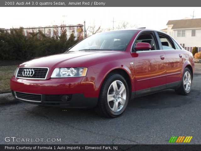 2003 Audi A4 3.0 quattro Sedan in Amulet Red