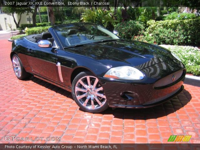 2007 Jaguar XK XK8 Convertible in Ebony Black