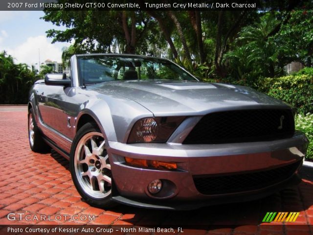 2007 Ford Mustang Shelby GT500 Convertible in Tungsten Grey Metallic