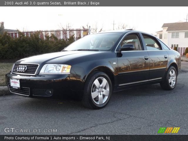 2003 Audi A6 3.0 quattro Sedan in Brilliant Black