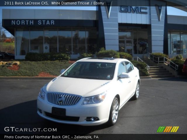 2011 Buick LaCrosse CXS in White Diamond Tricoat