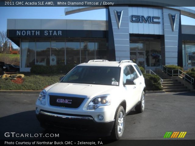 2011 GMC Acadia SLE AWD in White Diamond Tintcoat
