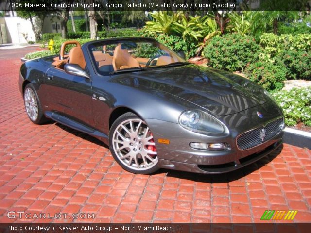 2006 Maserati GranSport Spyder in Grigio Palladio (Metallic Gray)