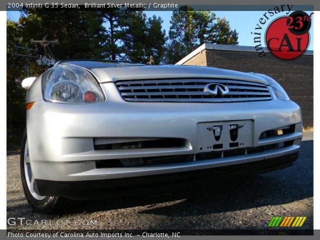 2004 Infiniti G 35 Sedan in Brilliant Silver Metallic