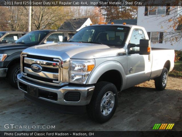 2011 Ford F250 Super Duty XLT Regular Cab 4x4 in Ingot Silver Metallic