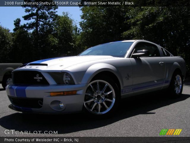 2008 Ford Mustang Shelby GT500KR Coupe in Brilliant Silver Metallic