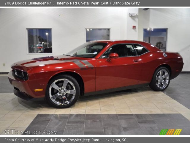2009 Dodge Challenger R/T in Inferno Red Crystal Pearl Coat