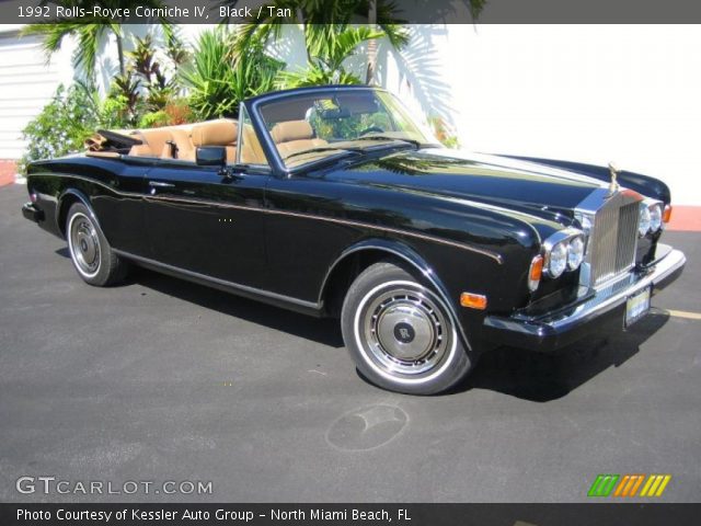 1992 Rolls-Royce Corniche IV  in Black