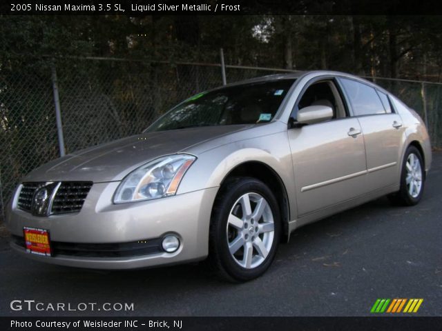 2005 Nissan Maxima 3.5 SL in Liquid Silver Metallic