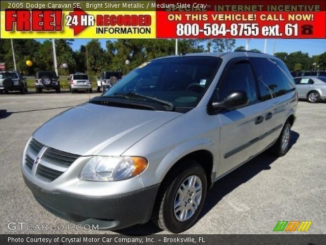 2005 Dodge Caravan SE in Bright Silver Metallic