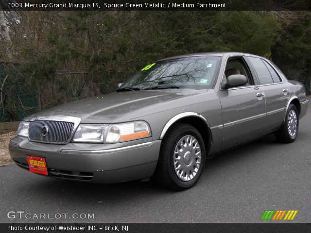 2003 Mercury Grand Marquis LS in Spruce Green Metallic