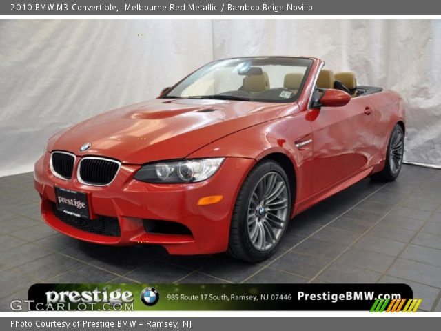2010 BMW M3 Convertible in Melbourne Red Metallic