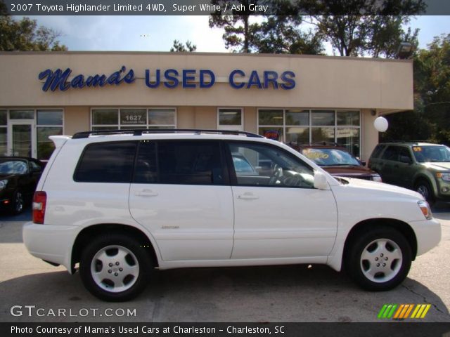 2007 Toyota Highlander Limited 4WD in Super White
