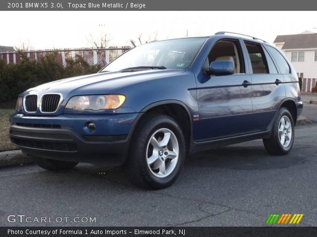 2001 BMW X5 3.0i in Topaz Blue Metallic