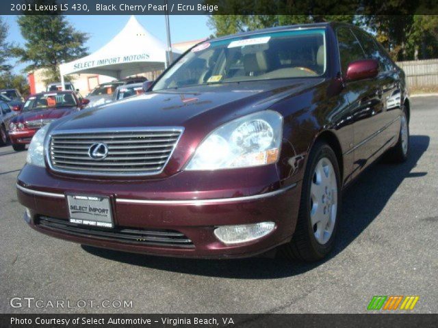 2001 Lexus LS 430 in Black Cherry Pearl